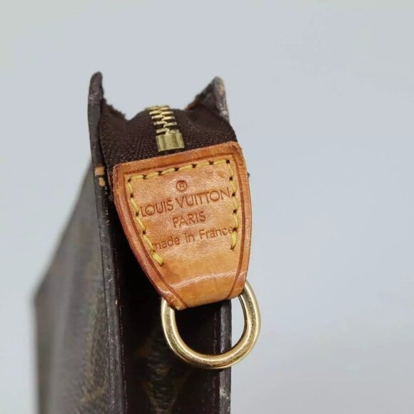LOUIS VUITTON Monogram Bucket GM Pouch Accessory Pouch LV Auth PP078 - Picture 11 of 16